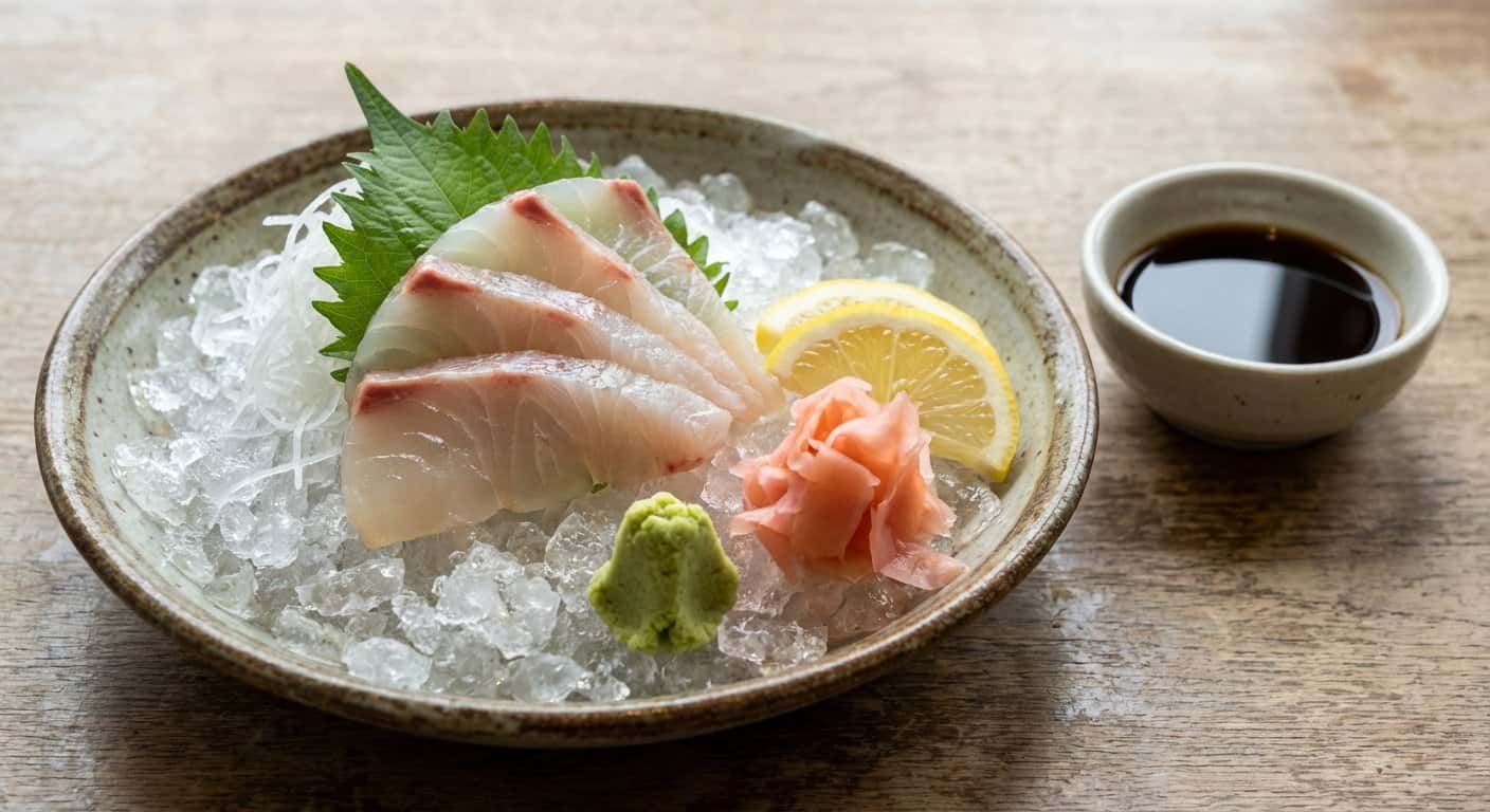 Sashimi de Pez Mantequilla