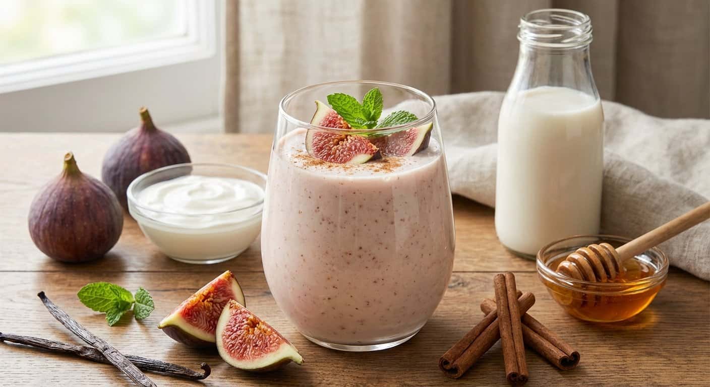 Smoothie de higo con yogur