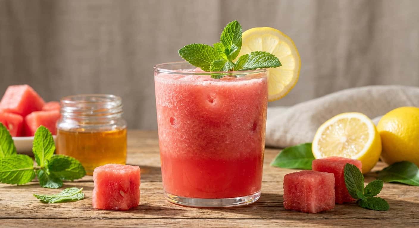Smoothie de Sandía con Limón