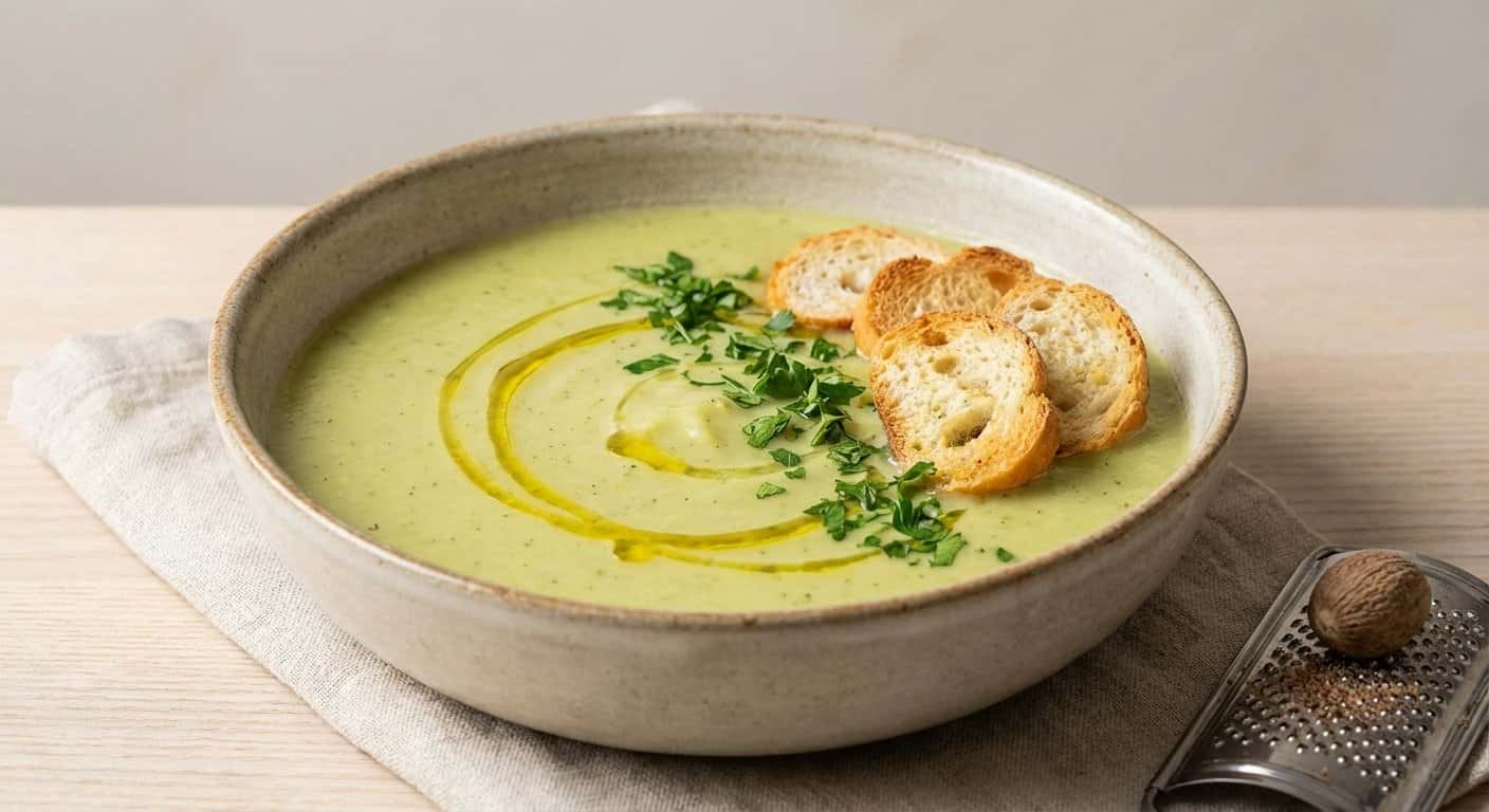 Sopa Cremosa de Calabacín