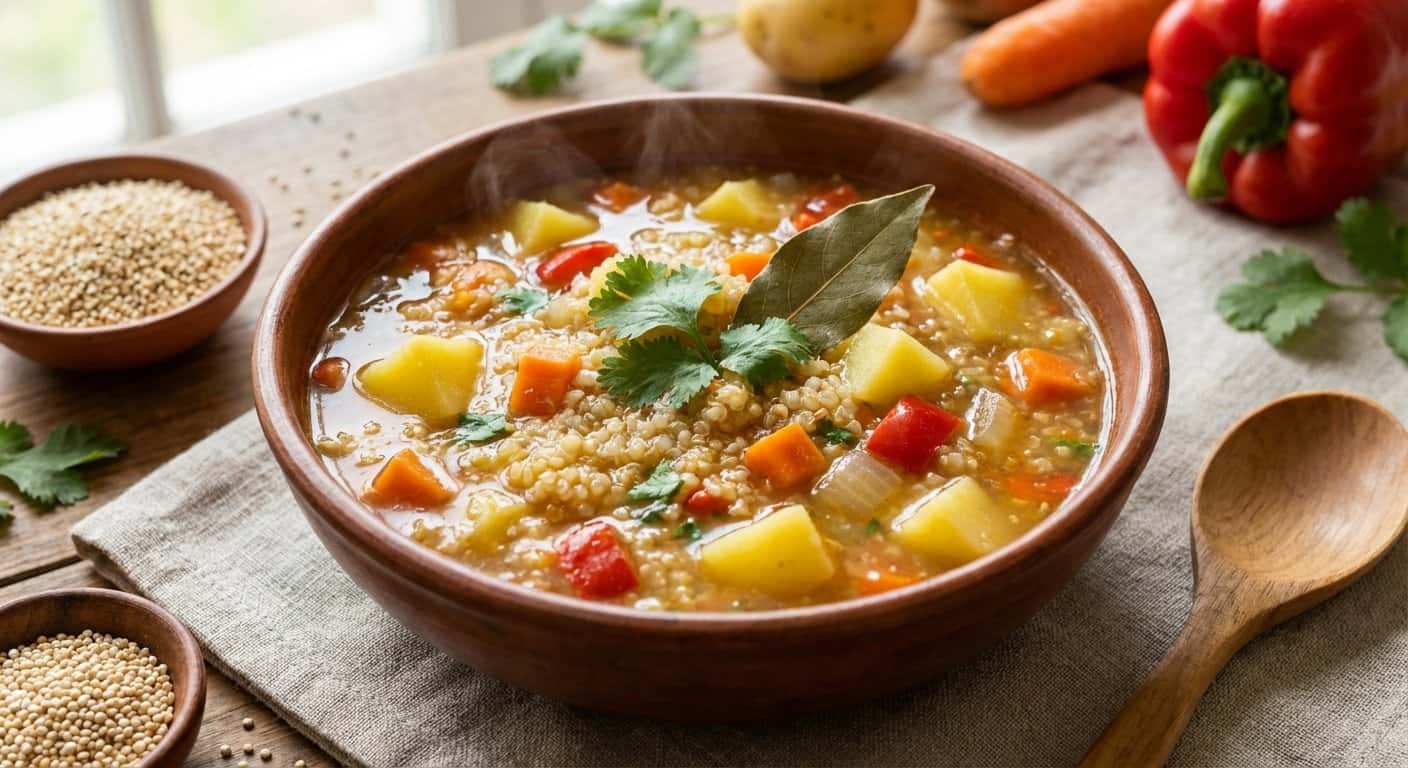 Sopa de Quinua Peruana