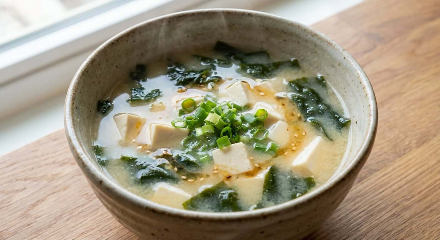 Sopa Miso Blanco Japonesa