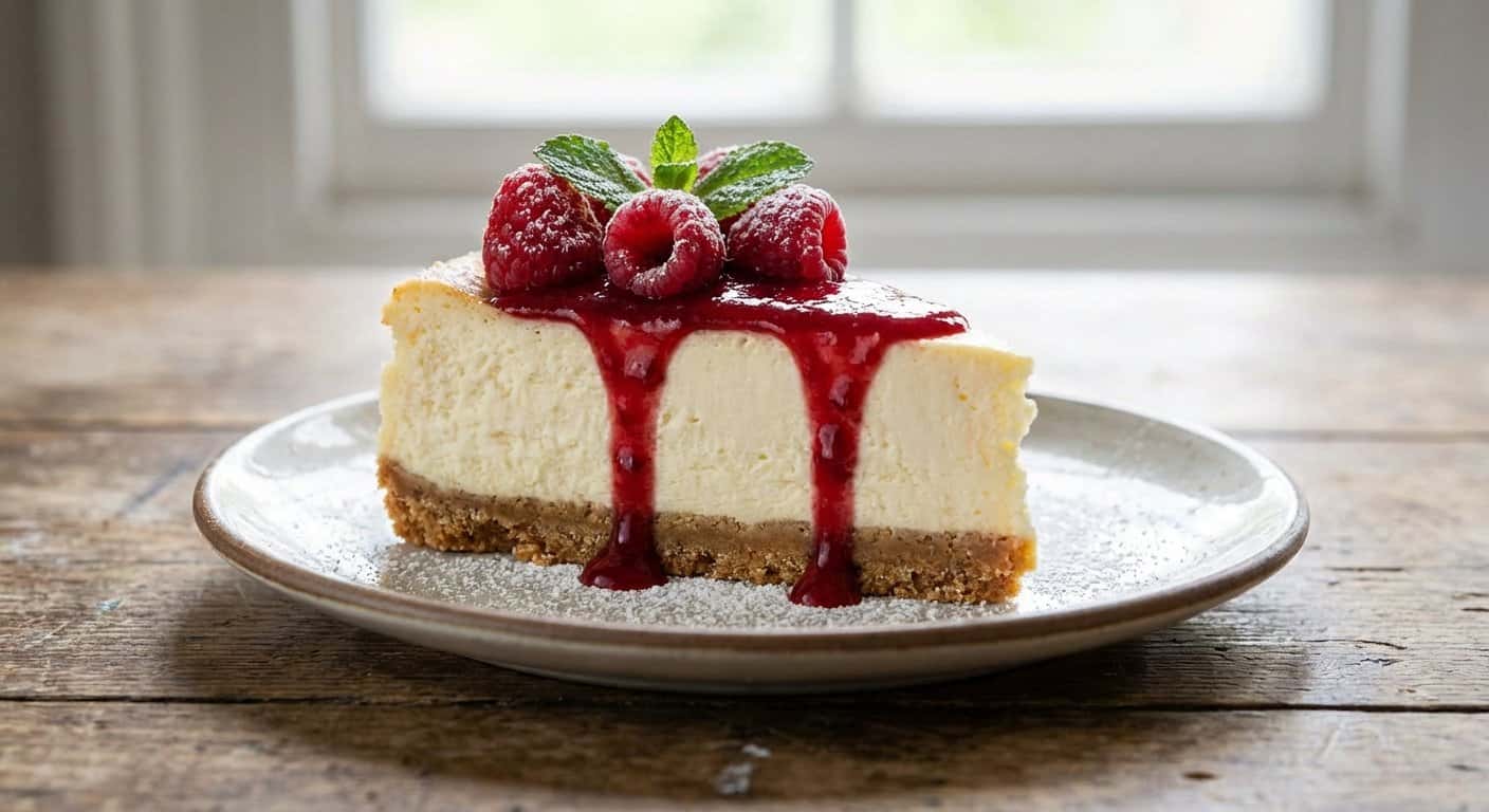 Tarta de Queso y Frambuesa