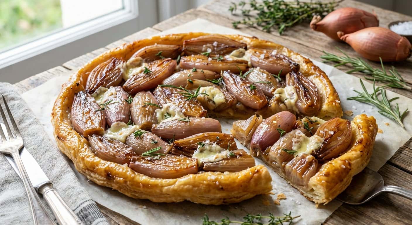 Tarte Tatin Provenzal con Chalotas