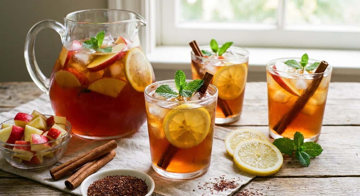 Té Frío de Rooibos y Manzana