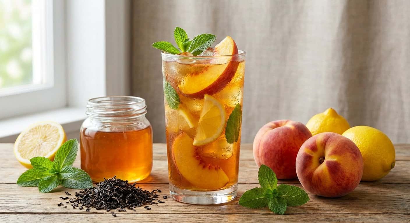 Té Helado de Melocotón Refrescante