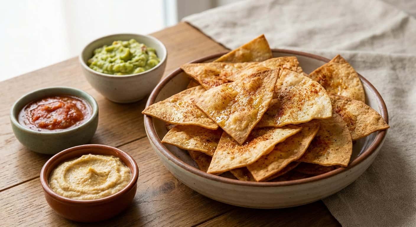 Tortillas de Trigo Crujientes en Airfryer