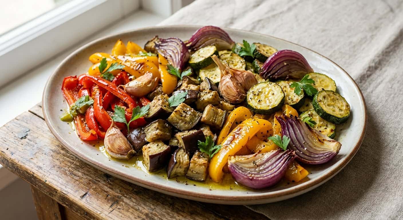 Verduras Asadas Mediterráneas