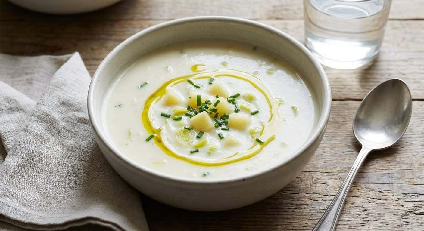 Vichyssoise (Crema Fría de Puerros y Patatas)